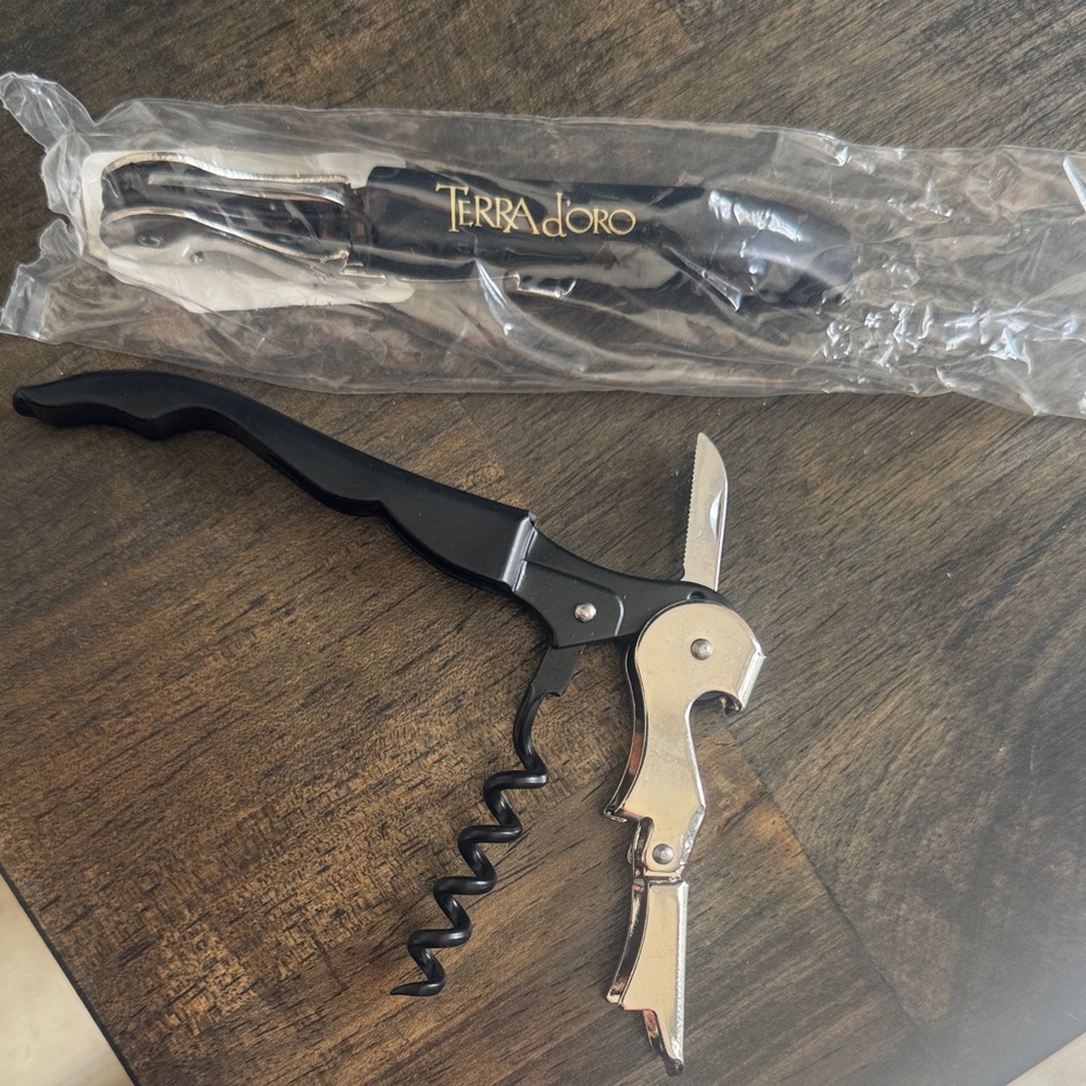 Black and Silver Corkscrew set of 5